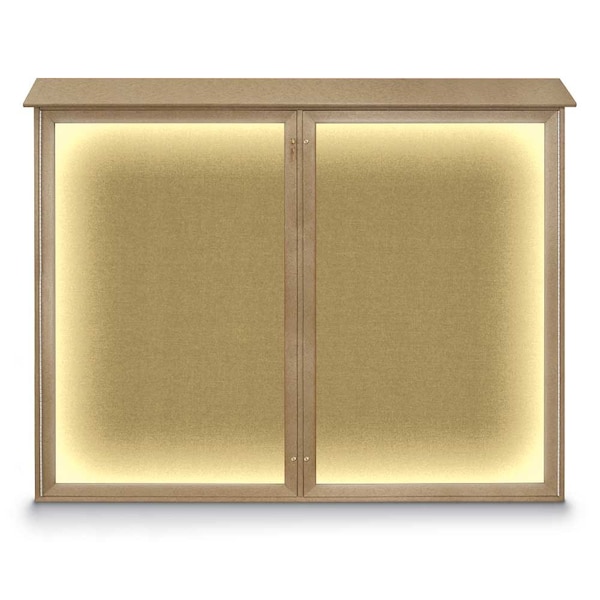 Triple Door Enclosed Indoor Letterboard